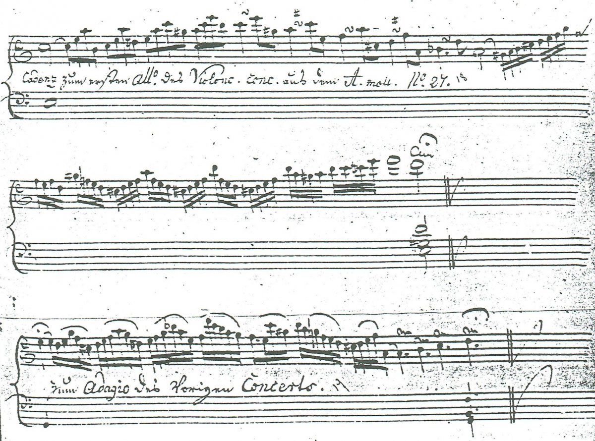 Practical exercises with basso continuo accompaniment